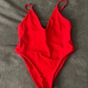 Chic Red Women's One Piece Swimsuit